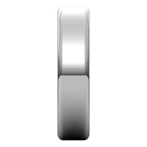 Platinum 5 mm Flat Comfort Fit Round Edge Band Size 11 - BN & CO JEWELRY