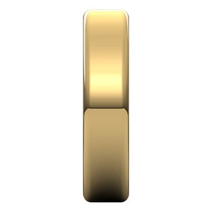 14K Yellow 5 mm Flat Comfort Fit Round Edge Band Size 8 - BN & CO JEWELRY