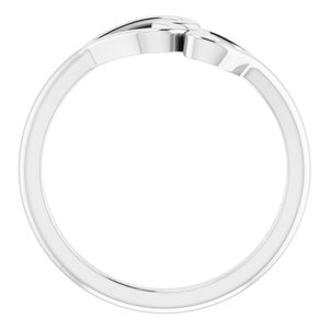 14K White Double Heart Ring - BN & CO JEWELRY