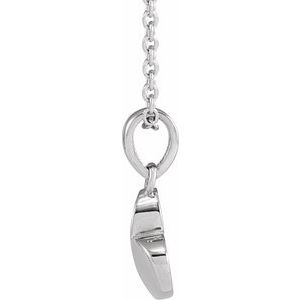 Sterling Silver Heart 16-18" Necklace - BN & CO JEWELRY