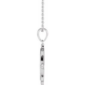 Sterling Silver Dharmachakra Wheel 16-18" Necklace - BN & CO JEWELRY