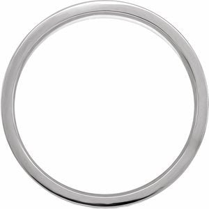 14K White 6 mm Geometric Band Size 10 - BN & CO JEWELRY