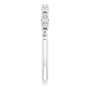 Platinum 1/6 CTW Natural Diamond Anniversary Band - BN & CO JEWELRY