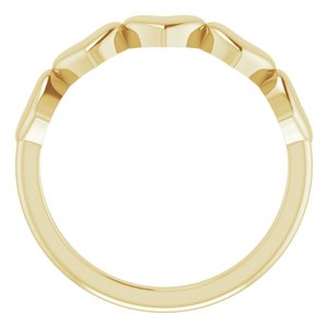 14K Yellow Heart Ring - BN & CO JEWELRY