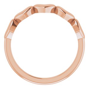 14K Rose Heart Ring - BN & CO JEWELRY