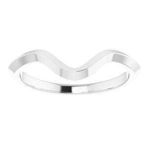 14K White Band for 8x4 mm Marquise Ring - BN & CO JEWELRY