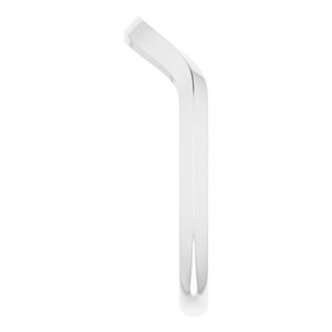 14K White Band for 11 mm Round Ring - BN & CO JEWELRY