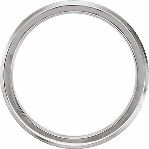 14K White 2.5 mm Knife Edge Band Size 4.5 - BN & CO JEWELRY