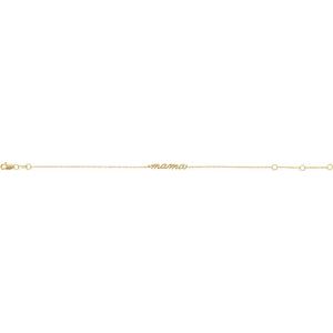14K Yellow Mama 6 1/2-7 1/2" Bracelet - BN & CO JEWELRY