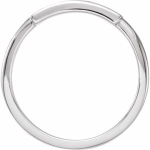 14K White God is Greater than the Highs & Lows Ring - BN & CO JEWELRY