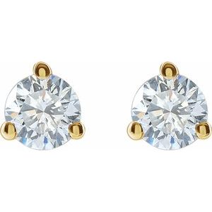 14K Yellow 1/4 CTW Lab-Grown Diamond Stud Earrings - BN & CO JEWELRY
