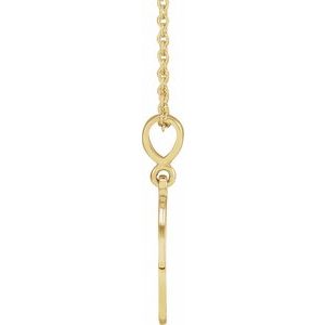 14K Yellow Sacred Heart 16-18" Necklace - BN & CO JEWELRY