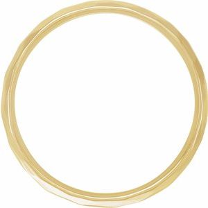 14K Yellow 9 mm Textured Patterned Band Size 10 - BN & CO JEWELRY