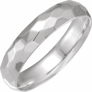 Sterling Silver 5 mm Textured Patterned Band Size 6 - BN & CO JEWELRY