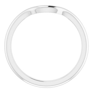 14K White Band for 8x5 mm Pear Ring - BN & CO JEWELRY