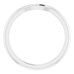 14K White Band for 4 mm Square Ring - BN & CO JEWELRY