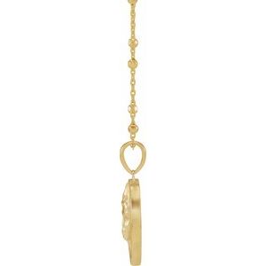 14K Yellow Athena 18" Necklace - BN & CO JEWELRY