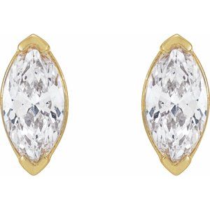 14K Yellow 1/3 CTW Lab-Grown Diamond Stud Earrings - BN & CO JEWELRY