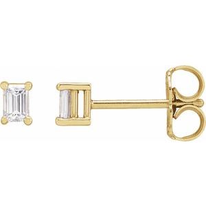14K White 1/8 CTW Natural Diamond Stud Earrings - BN & CO JEWELRY