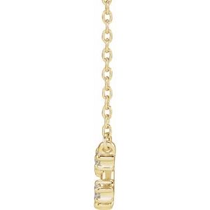 14K Yellow 1/5 CTW Natural Diamond Sagittarius 16-18" Necklace - BN & CO JEWELRY