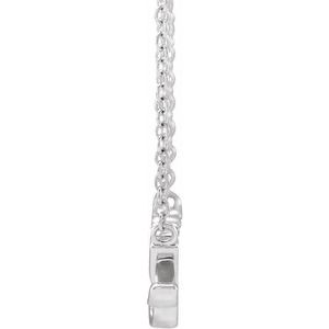 14K White Nanny 18" Necklace - BN & CO JEWELRY