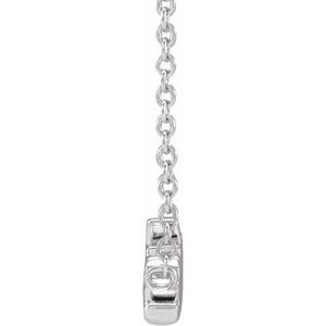 14K White Sister 18" Necklace - BN & CO JEWELRY