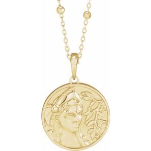 14K Yellow Athena 18" Necklace - BN & CO JEWELRY