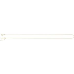 14K Yellow 1 mm Adjustable Threader Bead 16-22" Chain - BN & CO JEWELRY
