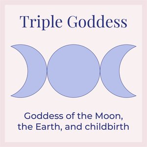 14K Yellow Triple Goddess 18" Necklace - BN & CO JEWELRY