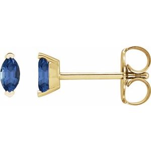 14K Yellow Natural Tanzanite Earrings - BN & CO JEWELRY