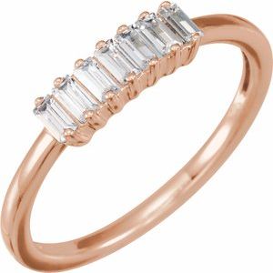 14K Rose 1/3 CTW Lab-Grown Diamond Ring - BN & CO JEWELRY