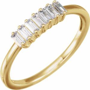 14K Yellow 1/3 CTW Lab-Grown Diamond Ring - BN & CO JEWELRY