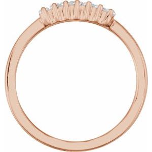 14K Rose 1/3 CTW Lab-Grown Diamond Ring - BN & CO JEWELRY