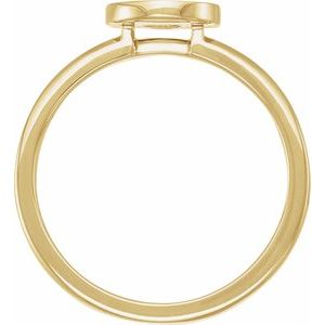 14K Yellow Jesus Ring - BN & CO JEWELRY