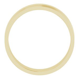 14K Yellow 6 mm Grooved Band Size 10 - BN & CO JEWELRY