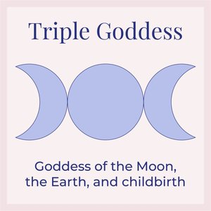14K Yellow Petite Triple Goddess Earrings - BN & CO JEWELRY