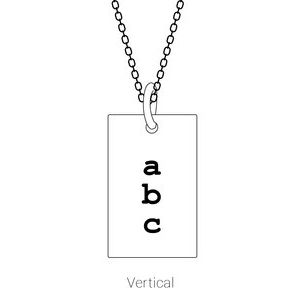 Sterling Silver 16.37x9.17 mm Engravable Dog Tag 16-18" Necklace - BN & CO JEWELRY