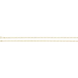 14K Yellow 1.9 mm Diamond-Cut Figaro 24" Chain - BN & CO JEWELRY