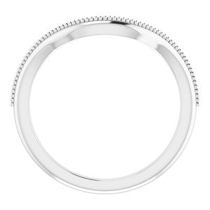 Platinum Band for 9x7 mm Emerald Ring - BN & CO JEWELRY