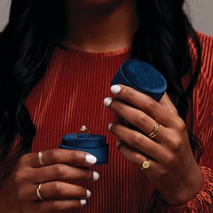 14K White Cherub Angel Pinky Ring - BN & CO JEWELRY