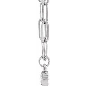 14K White 1/10 CT Natural Diamond Micro Bezel-Set 18" Necklace - BN & CO JEWELRY